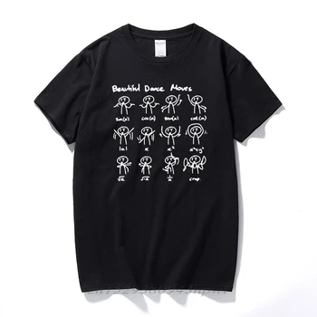 Noul Brand de îmbrăcăminte Gât Rotund Matematică matematică frumoase miscari de dans pentru Bărbați t-shirt Designer prietenul tricou Maneca Scurta