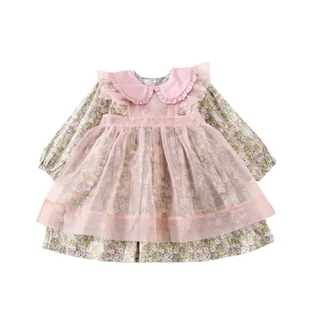 MILANCEL 2020 toamna anului nou grils rochie floral copii rochie pentru fete de moda printesa rochie de opțional rochie de dantela fata rochie de set