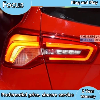 Styling auto pentru Ford Focus 2019 versiunea Hatchback spate cu LED-uri Lampa spate portbagaj lampă capac drl+semnal+frana+inversă