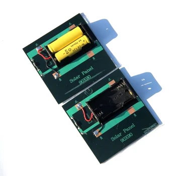 1W 4V Reîncărcabile AA Baterie de Celule Solare Încărcător Cu Baza Pentru 2xAA Baterii de Încărcare Direct
