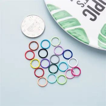 YEYULIN 100buc 10mm Multicolor Metal Sari Inele Inele Despicate Conectori pentru DIY Bijuterii Colier Brățară en-Gros