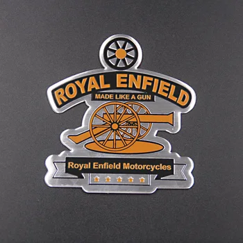 Royal Enfield Motocicleta Emblema, Insigna de aluminiu standard de înaltă calitate Decal & autocolant pentru Glonț 350 etc Retro Clasic Motocicleta