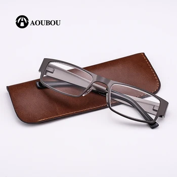 Din oțel inoxidabil oculos anti reflexo Brut cadru de epocă ochelari de citit de oameni de mare viziune gafas de lectura leesbril brillen vasos