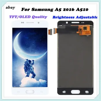 TFT/Lcd OLED Display Pentru Samsung Galaxy A510F A5 2016 Ecran Tactil de Asamblare Display Pentru Samsung A510F Digitizer Regla Luminoase
