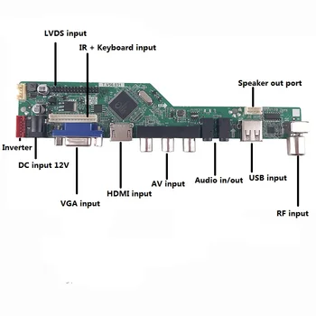 Kit pentru LP173WD1(TL)(N1) Panou de Ecran 40pin LVDS LCD LED Controller driver placa TV AV 1600X900 USB HDMI VGA de la distanță 17.3
