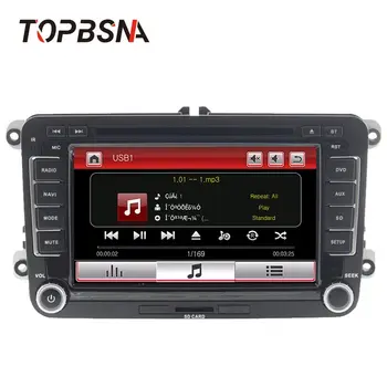 TOPBSNA Car DVD Player Pentru VW Golf 5/6 Passat b7/cc/b6 LOC leonTiguan Skoda Octavia Navigare GPS 2 Din Masina radio Stereo Video