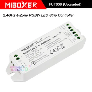 Miboxer FUT038 (Actualizat) 2.4 GHz 4-Zona RGBW LED Strip lumină Controller,DC12V~24V RGBW led lampă de bandă dimmer