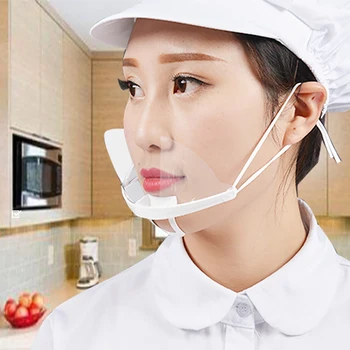 10buc Catering din Plastic de Protecție Masca de Gura Masca de Praf Spray Saliva Masca de Fata Pentru Bucatarie de Restaurant, Hotel Catering Speciale