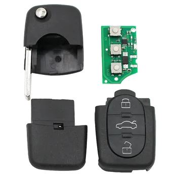 Înlocuirea Remote cheie de Intrare fără cheie Telecomanda 3 butoane 433,92 MHZ 4D0 837 231 K 4D0837231K Pentru Audi A6 TT Modele Vechi Cu Cip ID48