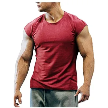 Design unic Bărbați 2020 Nou Tee Topuri Elegante Slim Fit strada Hip Hop T-shirt O de gât Casual Fitness Barbati tricouri de Mari dimensiuni
