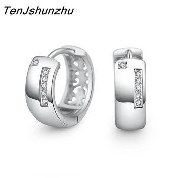 TenJshunzhu Stud Cercel Cercei Moda Argint 925 Cristal Cercei pentru Femei Nichel Gratuit en-Gros Bijuterii EH284