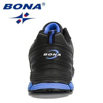 BONA 2021 Noi Designeri Respirabil Rularea Pantofi Barbati Sport în aer liber Pantofi de Acțiune Adidași din Piele de Om Jogging, Mersul pe jos Încălțăminte