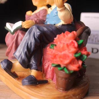 Cifrele Grădină în Miniatură Rășină Meserii Bunica statuete pentru acasă decorare accesorii Terariu Figurine Cadouri de Nunta