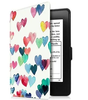 Pentru 2018 Kindle Paperwhite 4 Caz Luminat Slim din Piele PU carte Electronică Auto, serviciu de Trezire/Sleep Cover pentru Noul Kindle Paperwhite 4 Capa+Pen