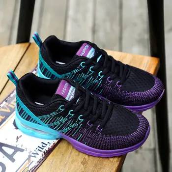 2018 Noi Adidași Femei Respirabil Amortizare Femei Pantofi de alergat Respirabil Val Pantofi Sport pentru Jogging, Mers pe jos de sex Feminin
