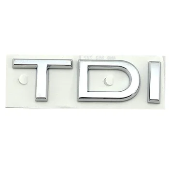 Noi, Originale, Logo-ul din Spate 3.0 TDI Chrome Insigna de Masina Emblema Decal Autocolant A3 A4s4 A5s5 A6 A7 A8 Q5 Q7