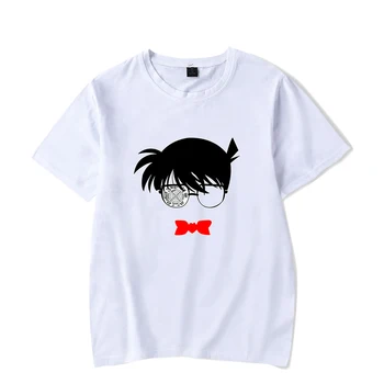 Imprimare de moda Anime Detectiv Conan tricou Barbati Femei Hip Hop Maneca Scurta Casual de Vara Detectiv Conan băieți fete alb-Tees