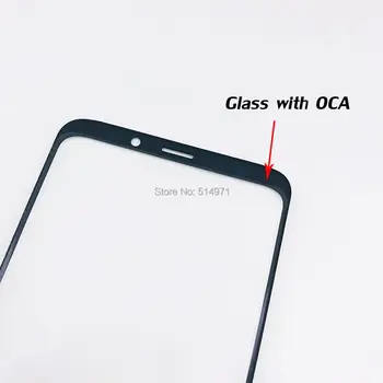 10buc/lot Fața Exterioară Ecran de Sticlă cu OCA pentru margine Samsung S7 S8 S9 + Nota 8 9 Ecran Tactil Exterior Spart Inlocuire Sticla