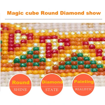 DPF 5D Full Diamant Rotund Pictura Peisaj Magic Cube Cross Stitch Art Meserii DIY Diamant Broderie Mozaic Decor Acasă Cadou