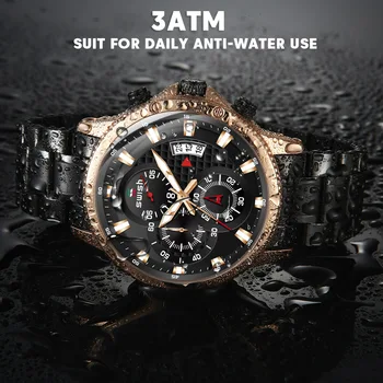 SWISH de Argint din Oțel Inoxidabil Cuarț Ceasuri de Lux, Oameni de Afaceri Ceas de mână rezistent la apă Sport Cronograf Ceas Militar 2020 Saat