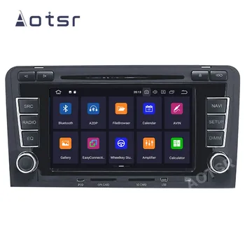 AOTSR Android 10 Player Auto 2 Din Unitatea de Cap Pentru AUDI A3 2003 - 2013 GPS Auto Navigatie casetofon DSP Radio IPS Multimedia