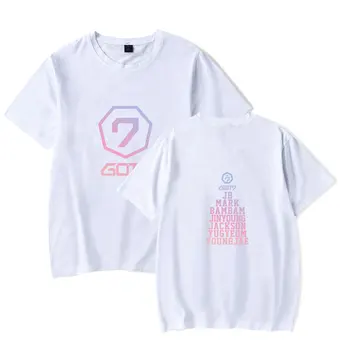 Noua Moda coreeană Kpop Tricouri Got7 Tricou Harajuku tricouri JB Jackson Maneca Scurta Tricouri Bumbac Hip Hop Streetwear Topuri Tee