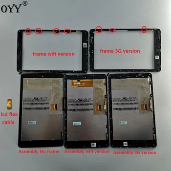 Display LCD + Touch Digitizer Asamblare Ecran cu rama cablu flex pentru Google Nexus 7 nexus7 2012 ME370TG nexus7c me370T