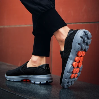 Primăvară, Vară, Lumina ochiurilor de Plasă Respirabil Mens Pantofi de Moda de Lux Brand de Design Adult Plat Casual Barbati Mocasini Non-alunecare de Om Adidași