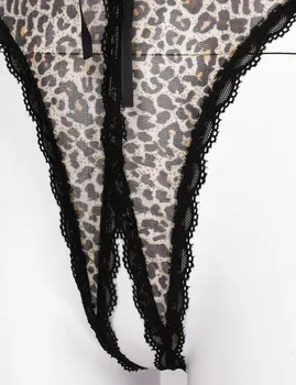 ChicTry Femei Femme Moda Leopard De Imprimare Beachwear Bodysuit Teuri Adânc V Gâtului Față Bowknot Fără Bretele Tricou Vesta De Sus