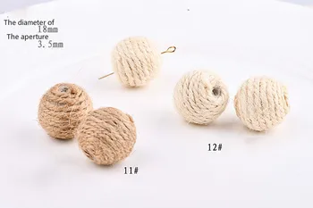 Coreea de sud manual DIY frânghie împletită frânghie de cânepă pentru șirag de mărgele cercei pandantiv cercei cercel