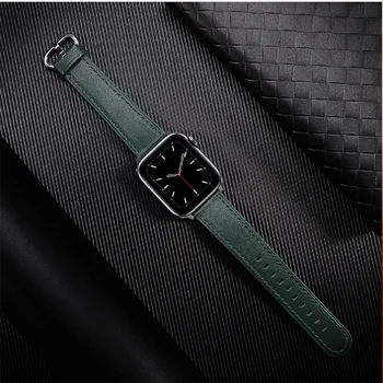 Piele watchband pentru apple watch band 44mm 42mm 40mm 38mm iWatch Seria 5 4 3 2 1 Brățară de Înlocuire Curea Încheietura ceas sport