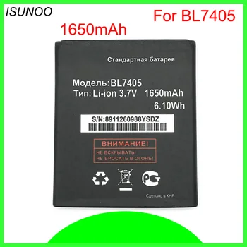 ISUNOO 10buc/lot 1650mAh baterie de telefon mobil pentru a Zbura BL7405 IQ449 Baterii