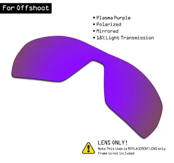 SmartVLT Polarizat ochelari de Soare, Lentile de Înlocuire pentru Oakley Ramură - Plasma Violet