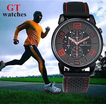 Ceasuri cuarț Mens relogio masculino F1 Racing GT Ceas barbat sport elegant silicon ceas de mana casual erkek kol saati montre