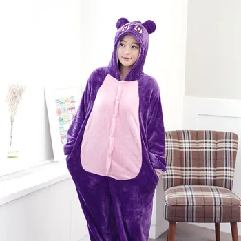 Flanel Iarna Pijama Seturi Pentru Femei Pijamale Unicorn Panda Coase Hăinuțe Pentru Adulți Animal Pijamale Cosplay Unisex Homewear