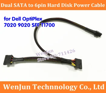 1BUC Dual SATA 15pin la 6pini Hard disk cablu de alimentare fro DELL OptiPlex 7020 9020 SFF T1700 CD-ROM