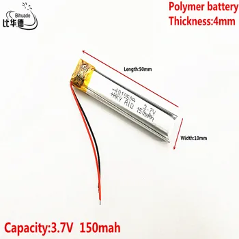 Litru de energie a bateriei Bun Qulity 3.7 V,150mAH 401050 Polimer litiu-ion / Li-ion pentru tablet pc-ul BĂNCII,GPS,mp3,mp4