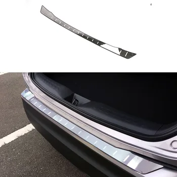 Din oțel inoxidabil Ultra-Subțire Ușa din Spate a Barei de protecție Protector Guard plate Capac Decor Ornamental Pentru Toyota C-HR 2016 2017 2018 2019