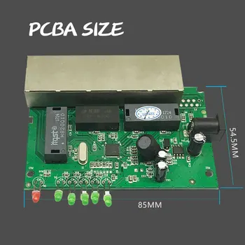 5Port Pasiv POE Comutator 12V 15V 18V 24V IP Carema telefon Wireless Display LED LAN de Alimentare Splitter 45/+ 78/-