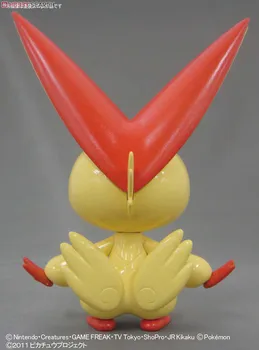 BANDAI Pokemon Original Victini Anime de Actiune si Jucărie cifre Model de Jucării Pentru Copii