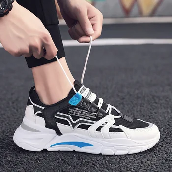 Moda Vara Confortabil Respirabil ochiurilor de Plasă de Barbati Adidasi Casual Anti-alunecare de sex Masculin Pantofi de Funcționare de Lumină-greutate de Mers pe jos Pantofi de Jogging
