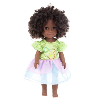 1buc 35cm multi stil African copil negru explozie cap negru de piele jucărie pentru copii