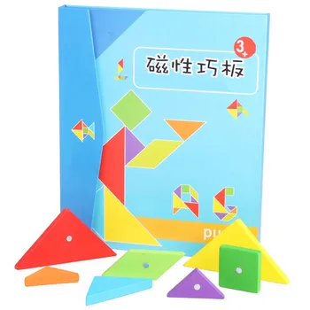 Puzzle Magnetic Puzzle Jucărie De Învățământ Tangram Puzzle-Uri Pentru Copii Cadouri Pentru Copii Jucarii
