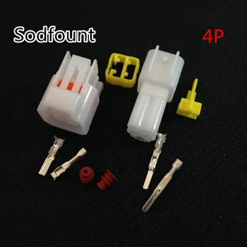 10 seturi Kit 4 Pin Mod rezistent la apa cablu Electric Conector Plug auto conectori transport gratuit