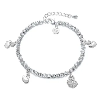 Stiluri de epocă Bijuterii Brățară pentru Femei Fin Argint 925 cu AAA Zircon Cubic Alb Topaz Piatră Reglabil Bratari