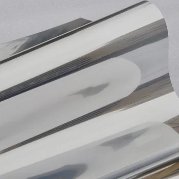 Argint Izolare Fereastra Film Autocolante Solar Reflectorizant-Un Fel de Oglindă culoare argint film de Sticlă cu lungimea de 150cm
