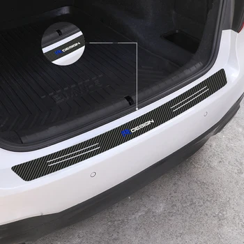 Portbagaj de Paza din Fibra de Carbon Protector Autocolant Pentru Volvo R-DESIGN S60 XC90 CX60 V70 S80 V40 V50 S40 styling Auto Accesorii