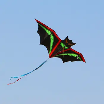 1,9 m de Desene animate Bat Zmee FRP Rășină Tija de Zbor Sportive pe Plaja Ripstop Nylon Kitesurf Copii Cadou de Familie în aer liber, Sport de Activitate