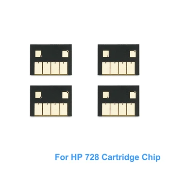 Pentru HP 728 Cip Cartuș Nou Upgrade HP728 Chip F9J68A F9J67A F9J66A F9J65A Pentru HP DesignJet T730 T830 Printer (MBK C M Y)