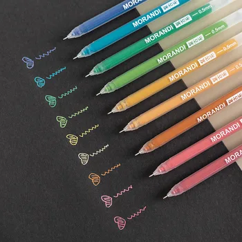 9 Buc/Set Drăguț De Culoare Pix Cu Gel Sclipici Multicolor Pix Stilou De Evidențiere Pentru Scris, Desen Doodling Art Markeri Școala De Papetarie